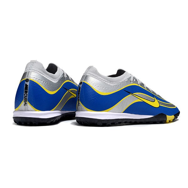 Nike Zoom Mercurial Vapor 16 Elite Grey Blue and Yellow TF