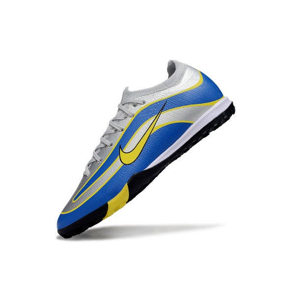 Nike Zoom Mercurial Vapor 16 Elite Grey Blue and Yellow TF