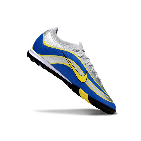 Nike Zoom Mercurial Vapor 16 Elite Grey Blue and Yellow TF