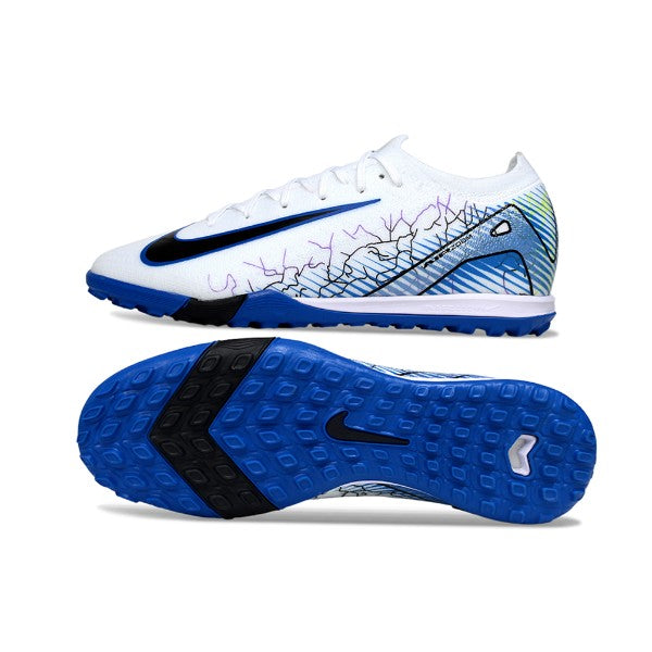Nike Zoom Mercurial Vapor 16 Elite White and Blue TF