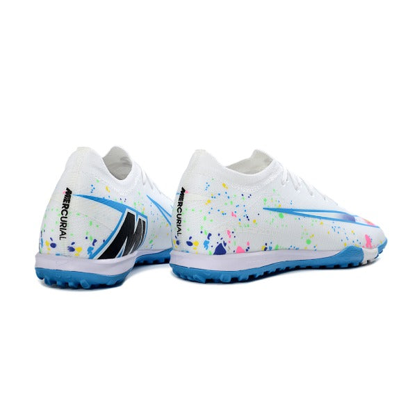 Nike Zoom Mercurial Vapor 16 Elite White and Light Blue TF