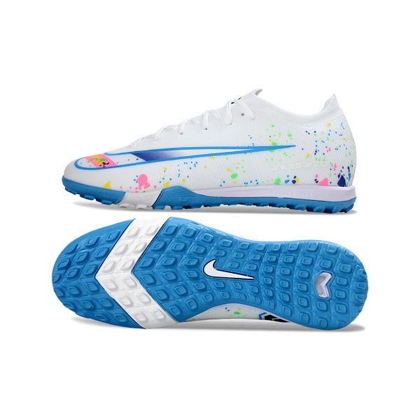 Nike Zoom Mercurial Vapor 16 Elite White and Light Blue TF