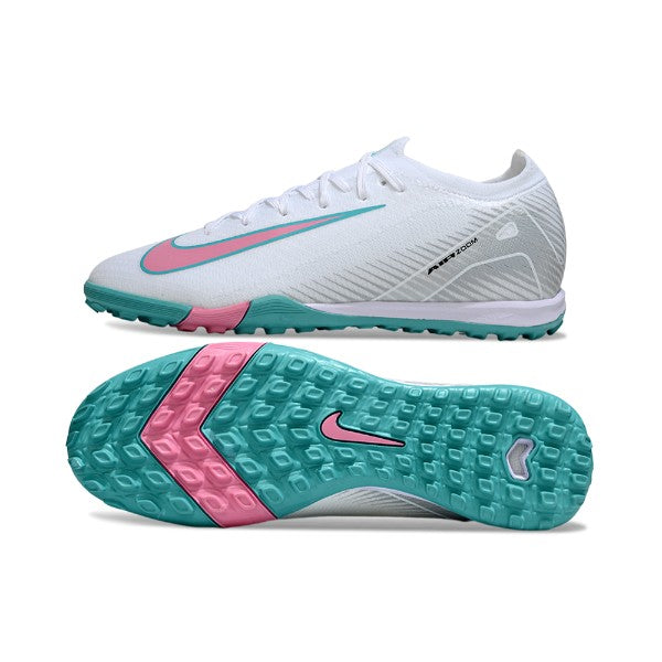 Nike Zoom Mercurial Vapor 16 Elite White Blue and Pink TF