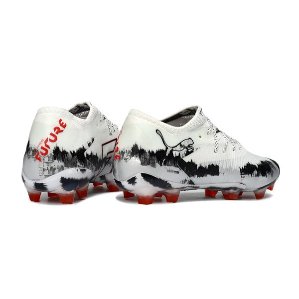 Puma Future 8 Low Cut White and Black FG