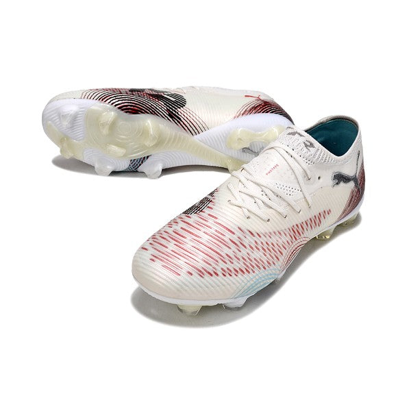 Puma Future 8 Low Cut White and Red FG