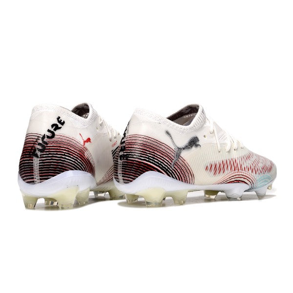 Puma Future 8 Low Cut White and Red FG