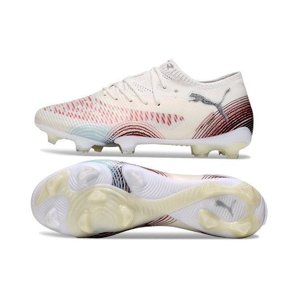 Puma Future 8 Low Cut White and Red FG