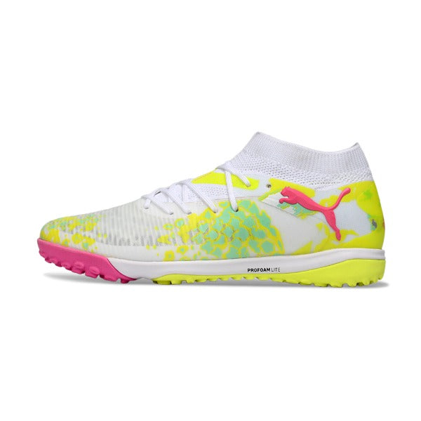 Puma Future 8 White, Pink and Yellow TF