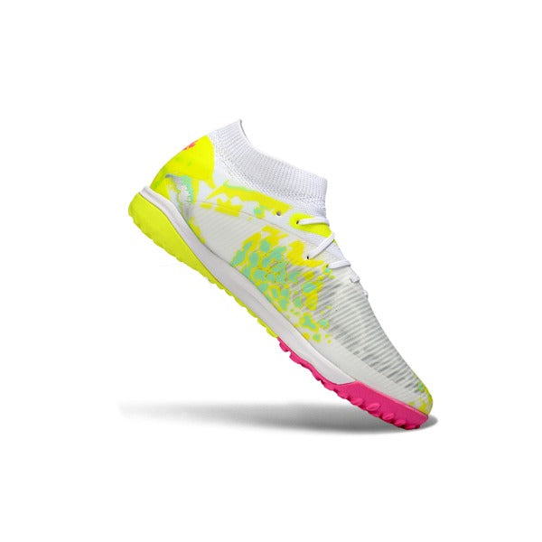 Puma Future 8 White, Pink and Yellow TF