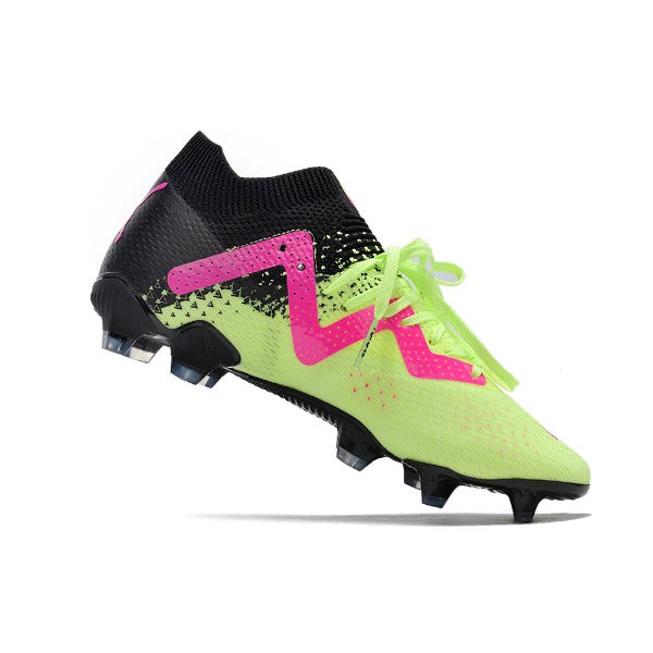 Puma Future Ultimate Green and Pink FG