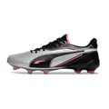Puma King Ultimate Gray Black and Pink FG