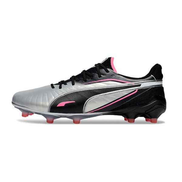 Puma King Ultimate Gray Black and Pink FG