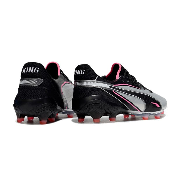 Puma King Ultimate Gray Black and Pink FG