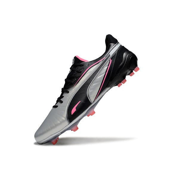 Puma King Ultimate Gray Black and Pink FG