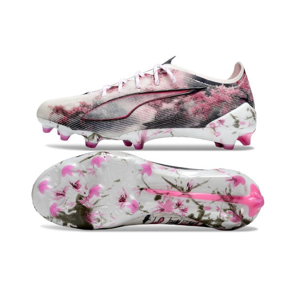 Puma Ultra 5 Carbon White and Pink FG