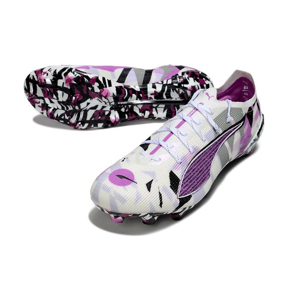 Puma Ultra 5 Carbon White Purple and Black FG